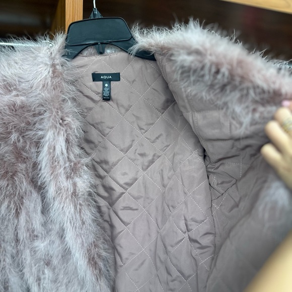 Aqua Feather Open Front Jacket - 100% Exclusive Bloomingdales - Picture 5 of 6